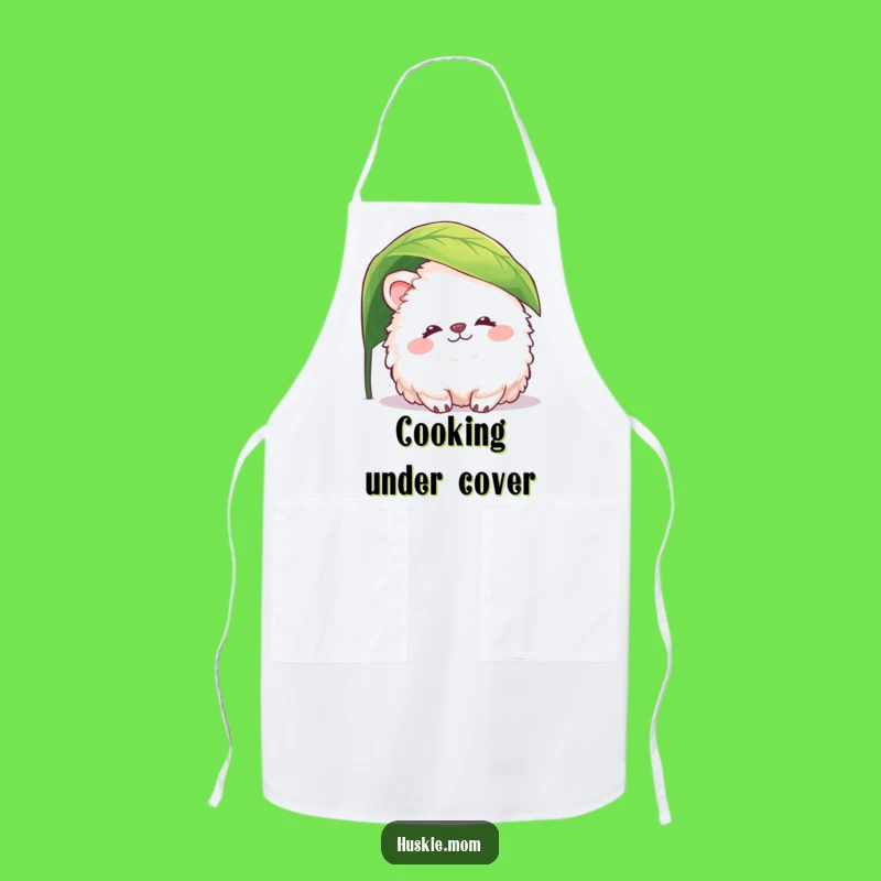 Funny Fluffy Animal Leaf Apron: Peaceful Kitchen Style, Humorous Cooking Gift