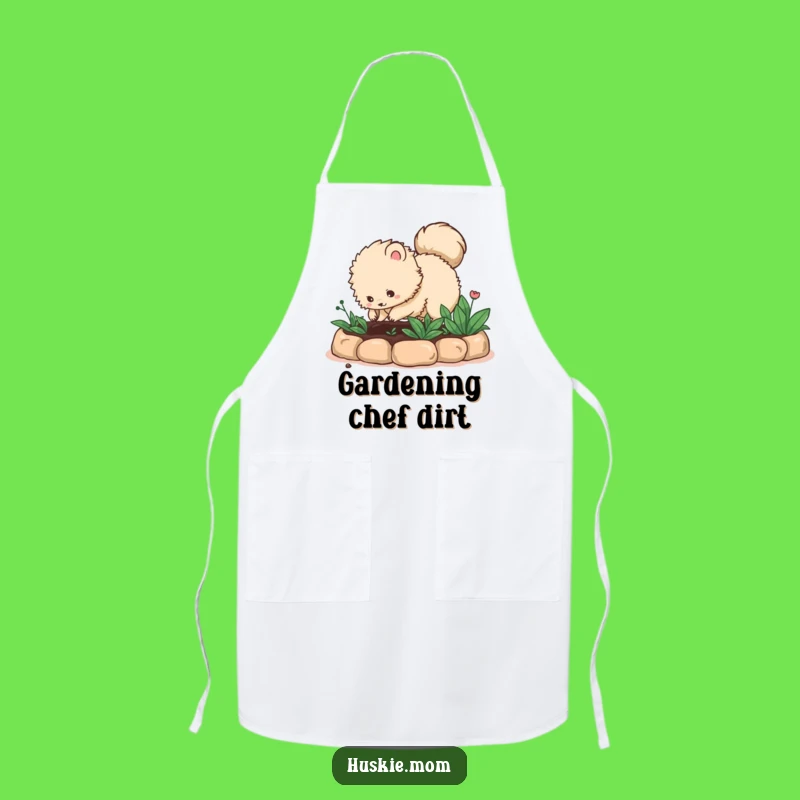 Funny Digging Fluffy Animal Apron: Gardener's Helper Style, Perfect Funny Gift