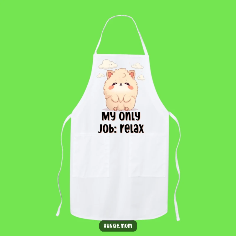 Funny Fluffy Cloud Watcher Apron: Kitchen Fun, Cute Animal Chef Wear, Perfect Funny Gift