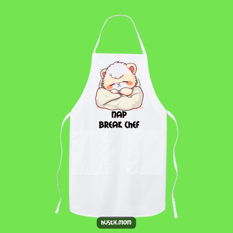 Funny Sleepy Animal Apron - Hilarious Kitchen Accessory for Relaxed Cooks
