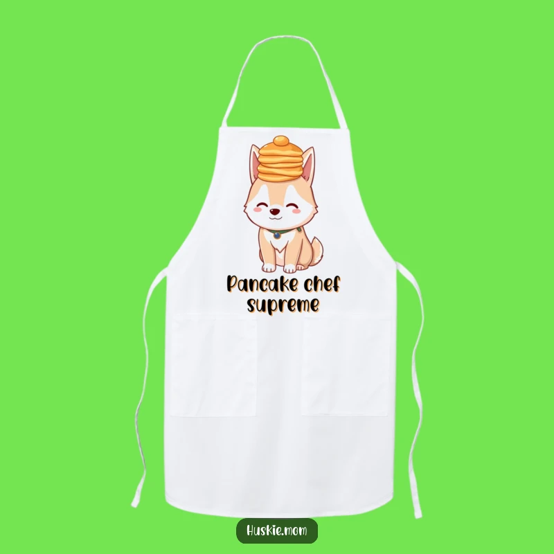 Funny Husky Pancakes Apron - Chef's Whimsical Lady Kitchen Gift