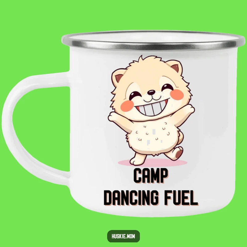 Funny Fluffy Dancer Camping Mug: Dance Around the Fire, Perfect Gift