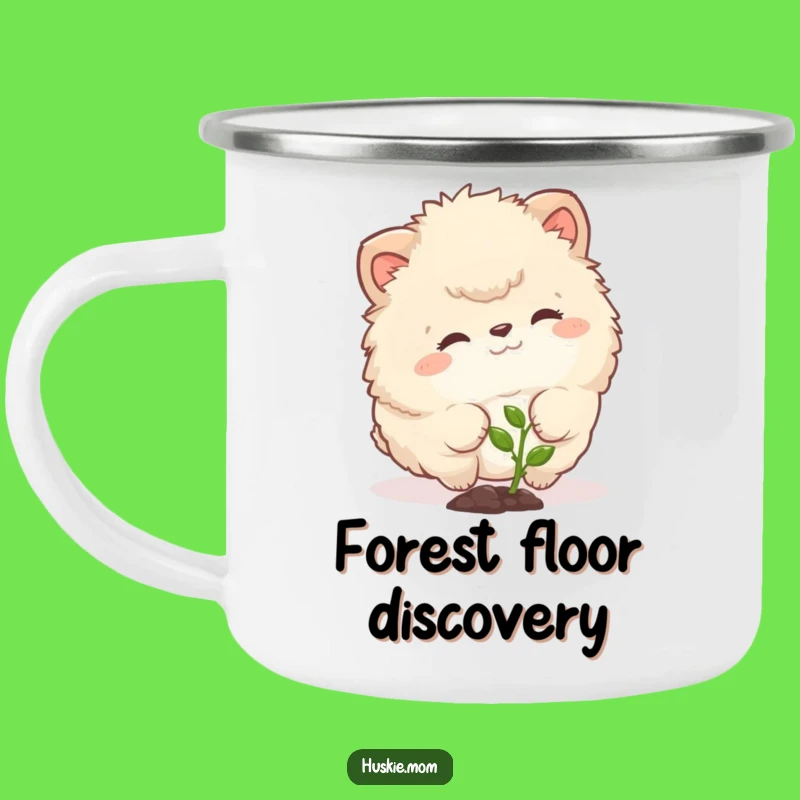 Funny Curious Fluffy Animal Camping Mug - Sprout Exploration Gift