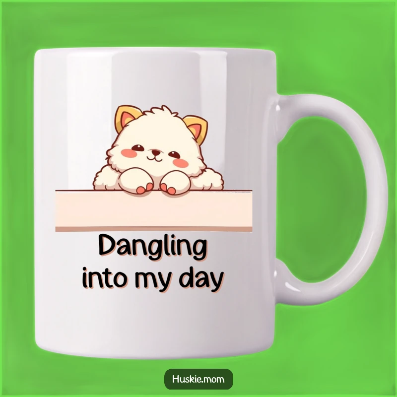 Funny Fluffy Animal Lounging Mug: Relaxed & Amusing Gift