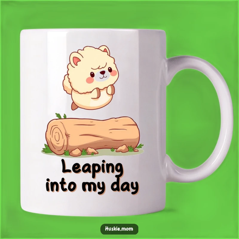 Funny Leaping Animal Mug: Energetic Character, Perfect Active Funny Gift