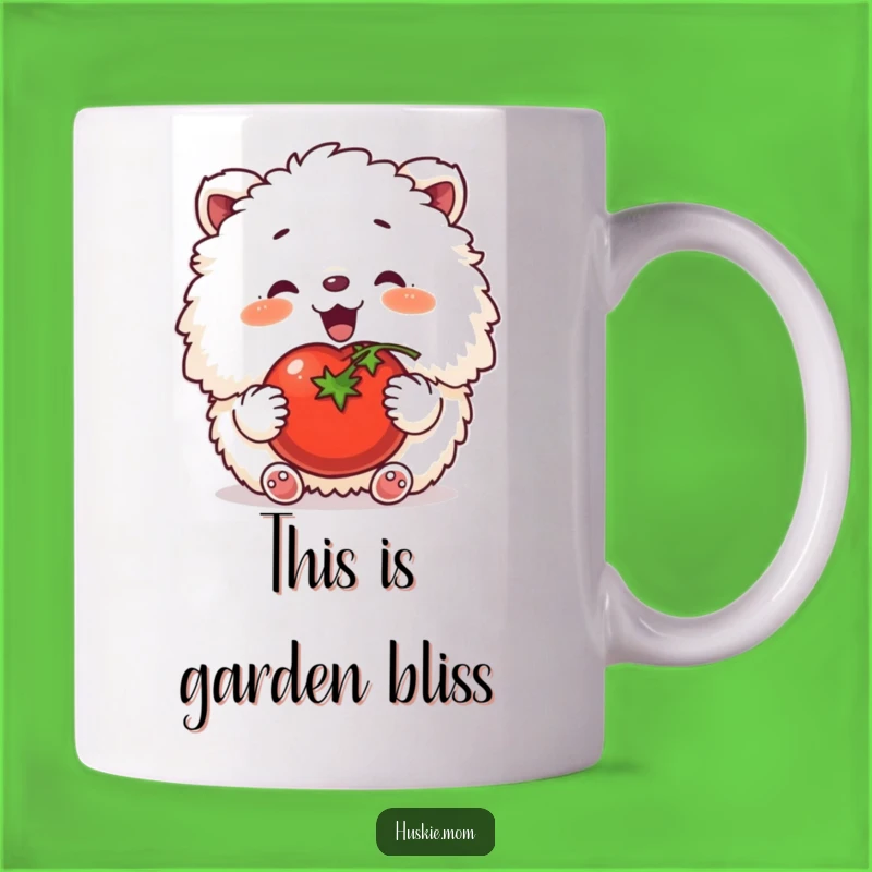 Funny Happy Tomato Animal Mug - Hilarious Gardener Gift for Veggie Lovers
