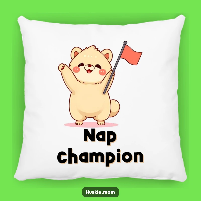 Funny Fluffy Animal Cheer Pillow - Cozy Spirit Boosting Cushion