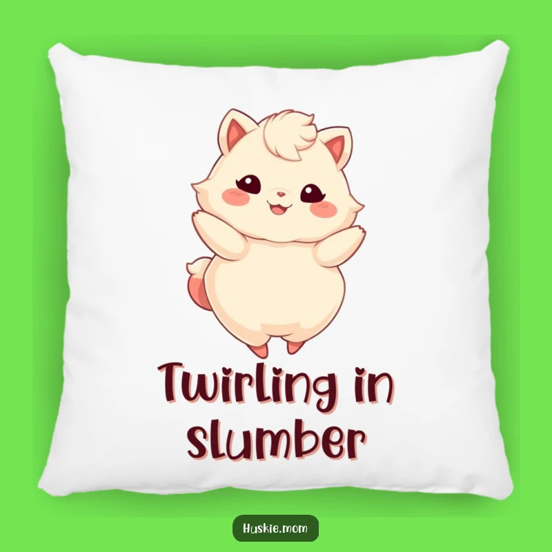 Funny Fluffy Animal Twirling Pillow: Cozy Comfort & Spirited Design