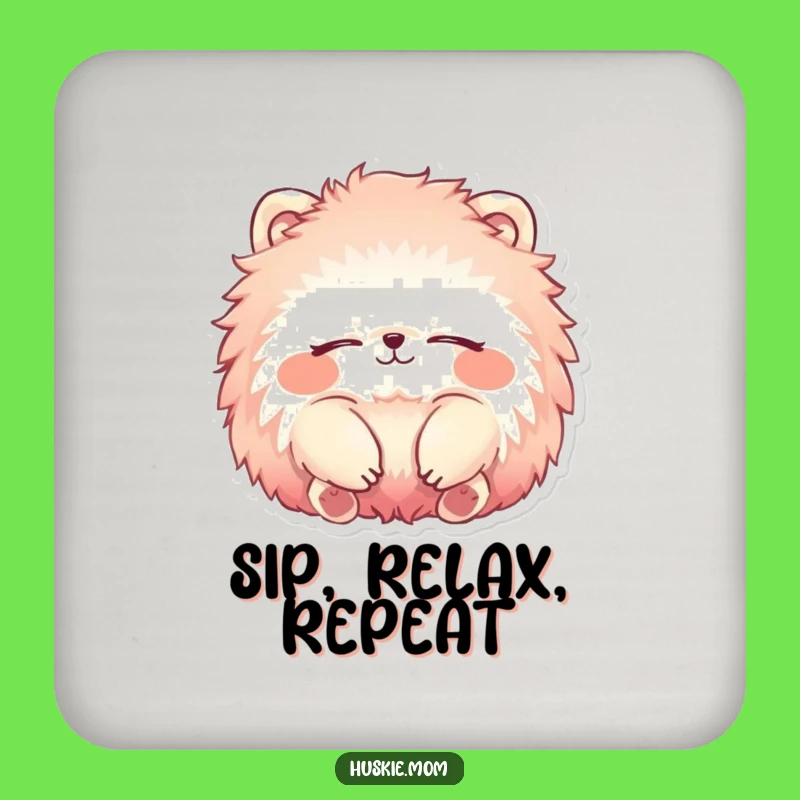 Funny Relaxing Animal Drink Coaster - Vibrant Surface Protector, Fun Funny Gift!