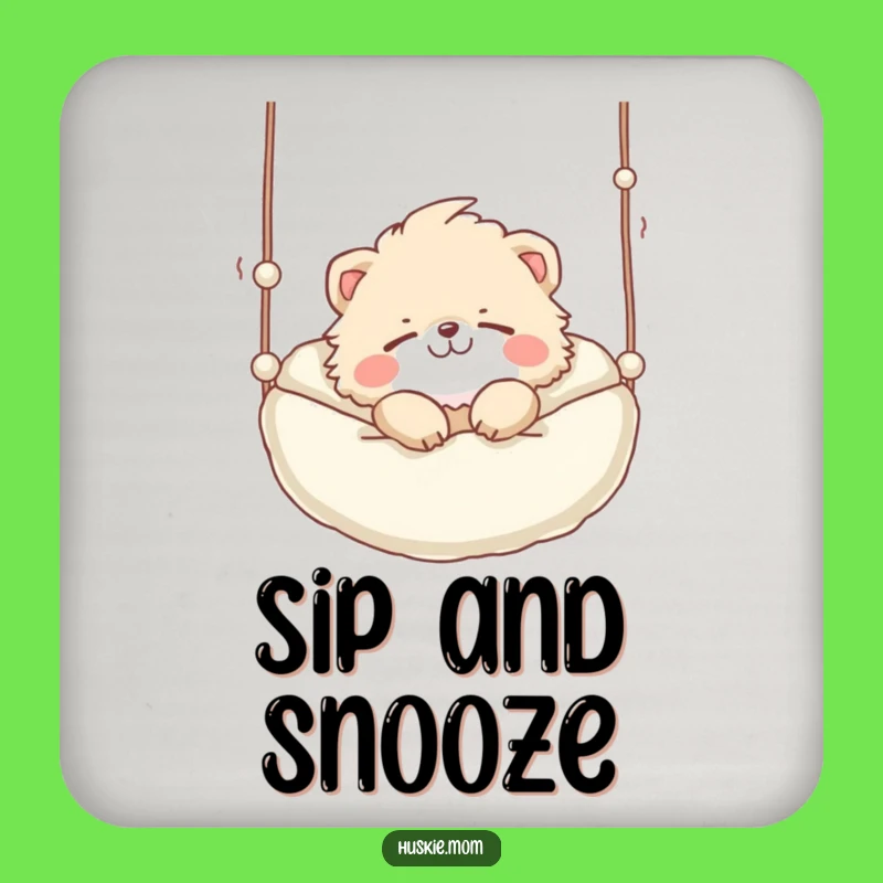 Funny Snoozing Animal Coaster: Sleepy Protection, Stylish Funny Gift