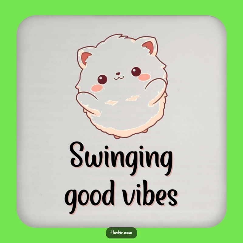 Funny Fluffy Animal Swinging Coaster: Protect Drinks with Peace