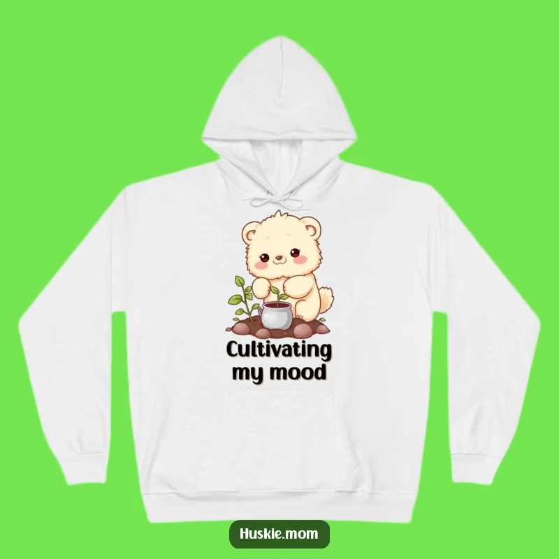Funny Gardening Animal Hoodie: Cozy Gardener Character, Warm Funny Gift