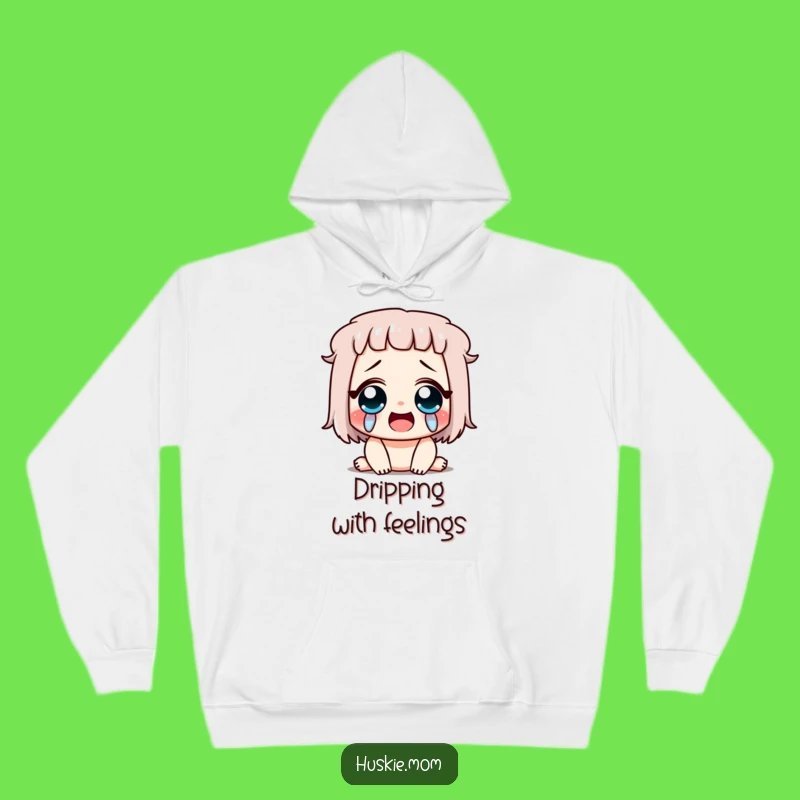 Funny Happy Tears Hoodie: Cozy & Emotional Character Sweatshirt, Perfect Funny Gift