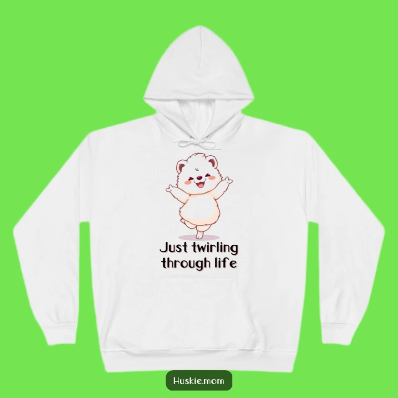 Funny Fluffy Pirouette Hoodie - Cozy and Hilarious Dance Enthusiast Gift