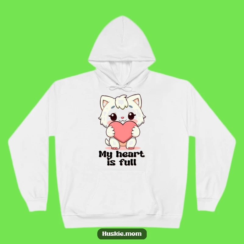 Cozy Funny Heart Hug Hoodie: Warm Love & Comfort Gift