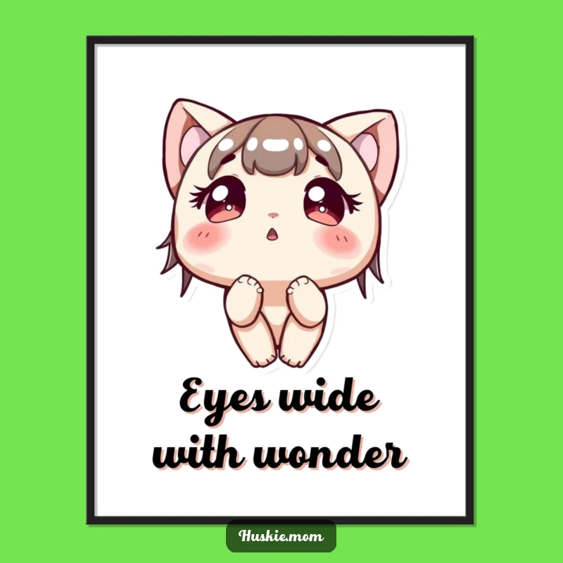 Funny Free Printable Curious Character Wall Art - Sweet Downloadable Decor Gift