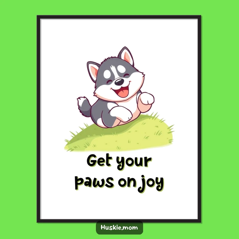 Free Printable Wall Art: Glee Puppy Tumble Dynamic Funny Downloadable Decor