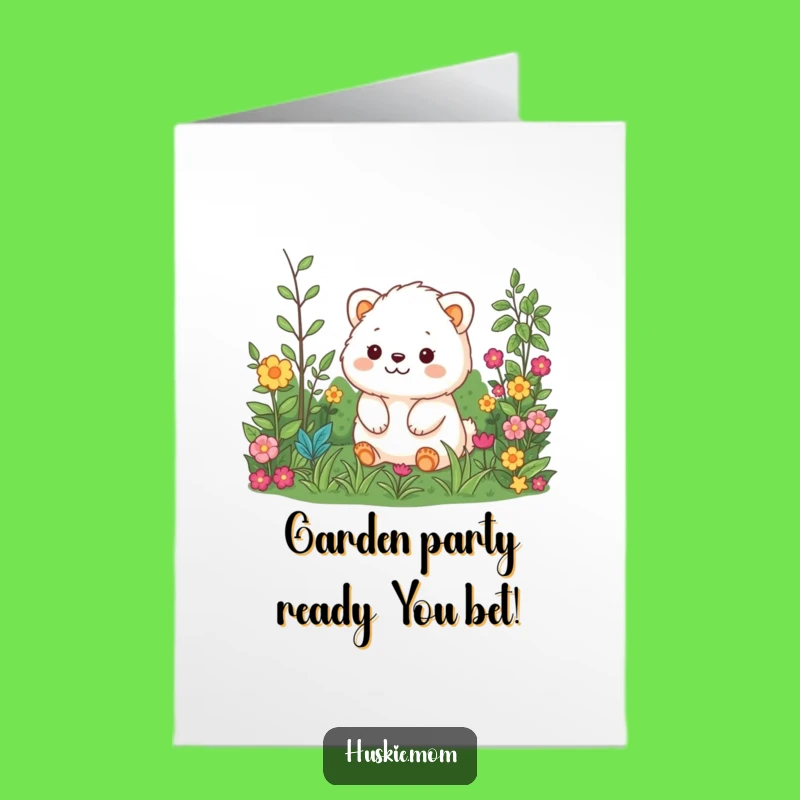 Free Printable Birthday Card: Fluffy Garden Animal - Hilarious Downloadable Gift!