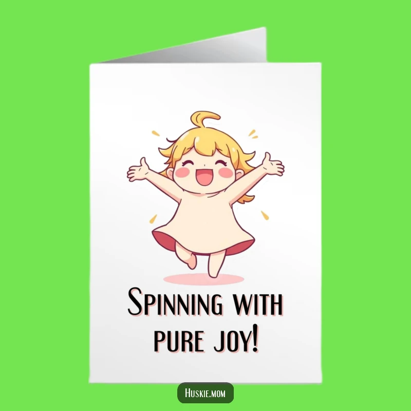 Free Printable Joyful Spin Congrats Card - Hilarious Downloadable Celebration Gift