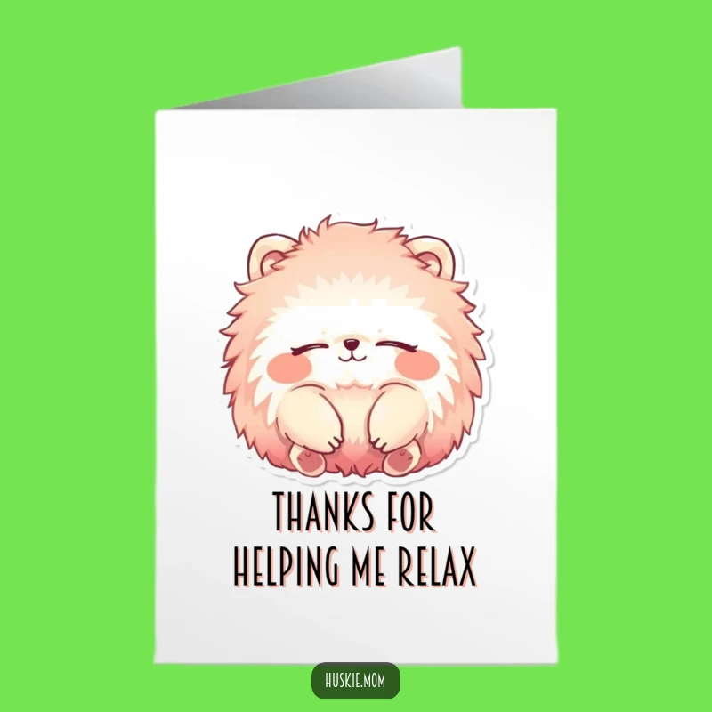 Free Printable Thank You Card: Vibrant Animal's Gentle Thanks - Downloadable Funny Gift