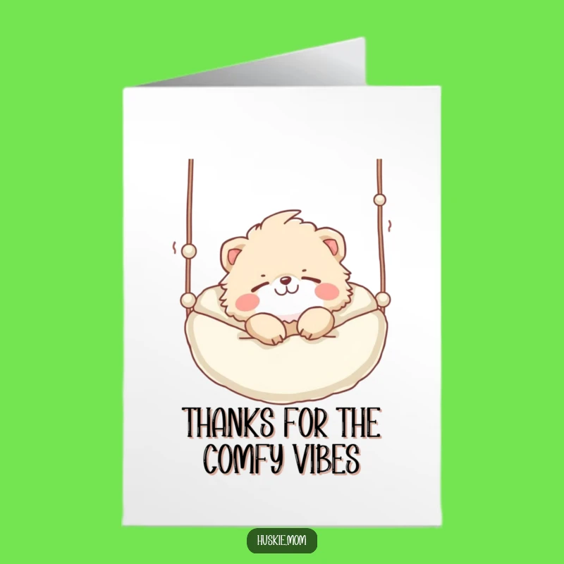 Funny Free Printable Thank You Card: Snoozing Animal's Cozy Thanks
