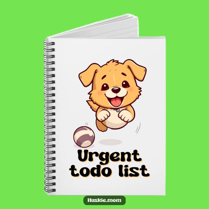 Fast Chasing Dog Notebook - Speed Lines Fun, Hilarious Journal for Active Thoughts