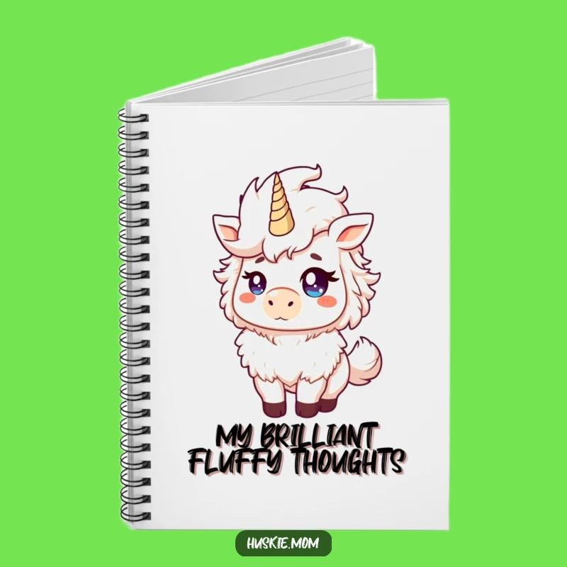 Funny Fluffy Animal Notebook: Capture Ideas with a Mischievous Mane Toss