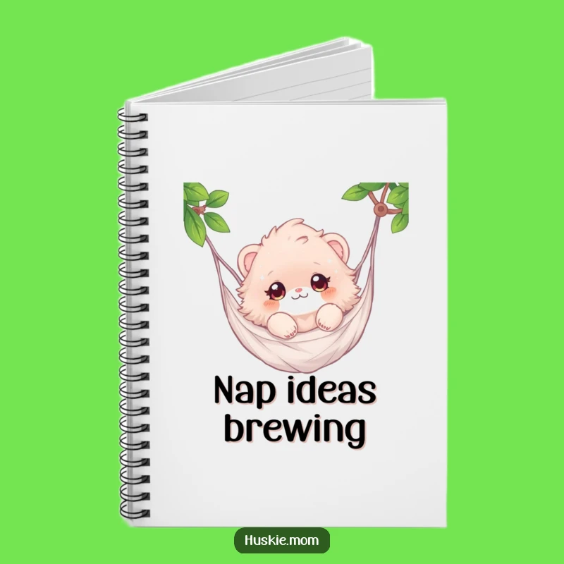 Funny Fluffy Hammock Dreamer Notebook - Journal for Relaxed Thoughts