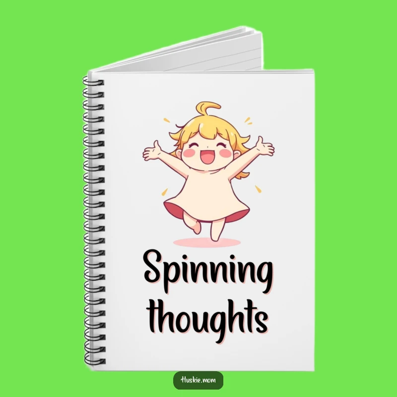 Funny Spinning Joy Notebook: Jot Down Happy Moments