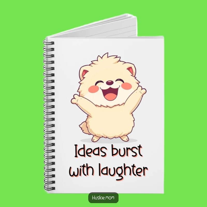 Funny Fluffy Joy Notebook: Jot Down Energetic Ideas, Dynamic Style