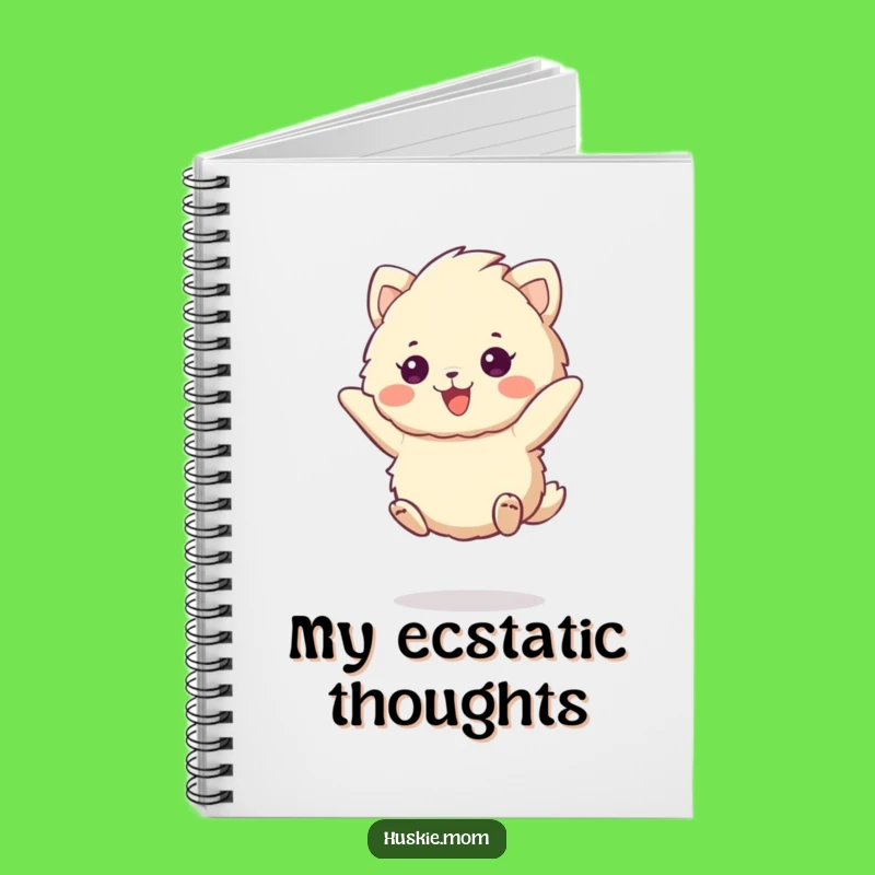 Funny Fluffy Animal Jump Notebook: Jot Down Ideas with Energetic Flair