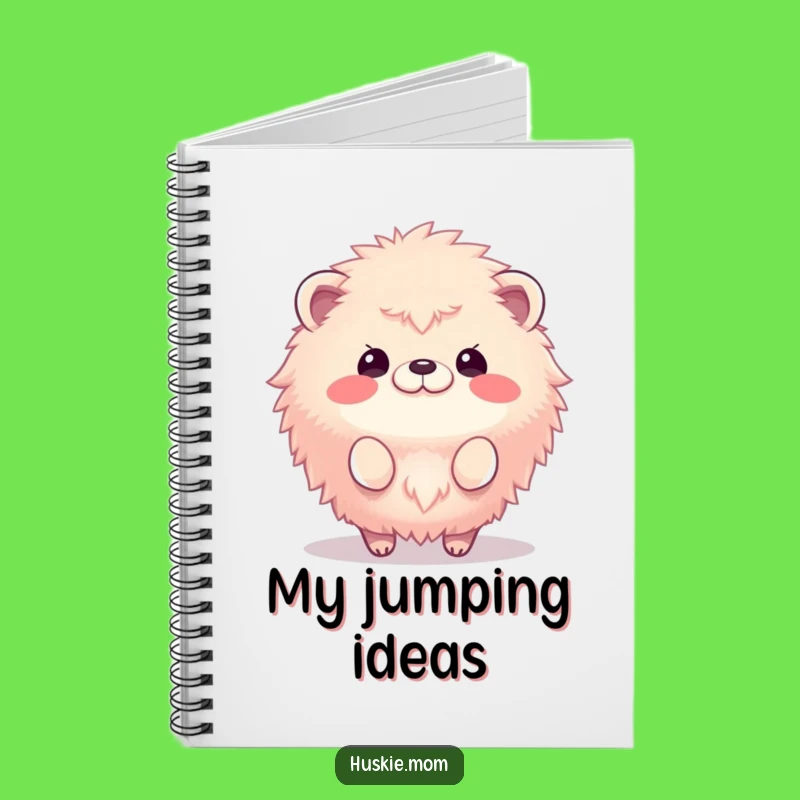 Funny Bouncing Fluffy Animal Notebook: Jot Down Happy Thoughts!