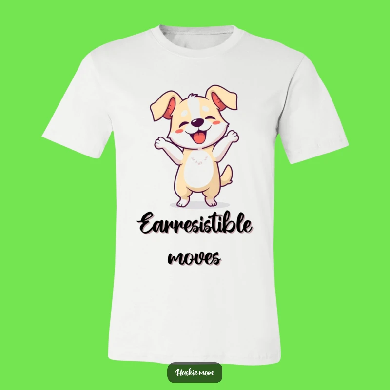 Funny Dog Dancing T-Shirt: Hilarious Dog with Floppy Ears Pet Lover Gift