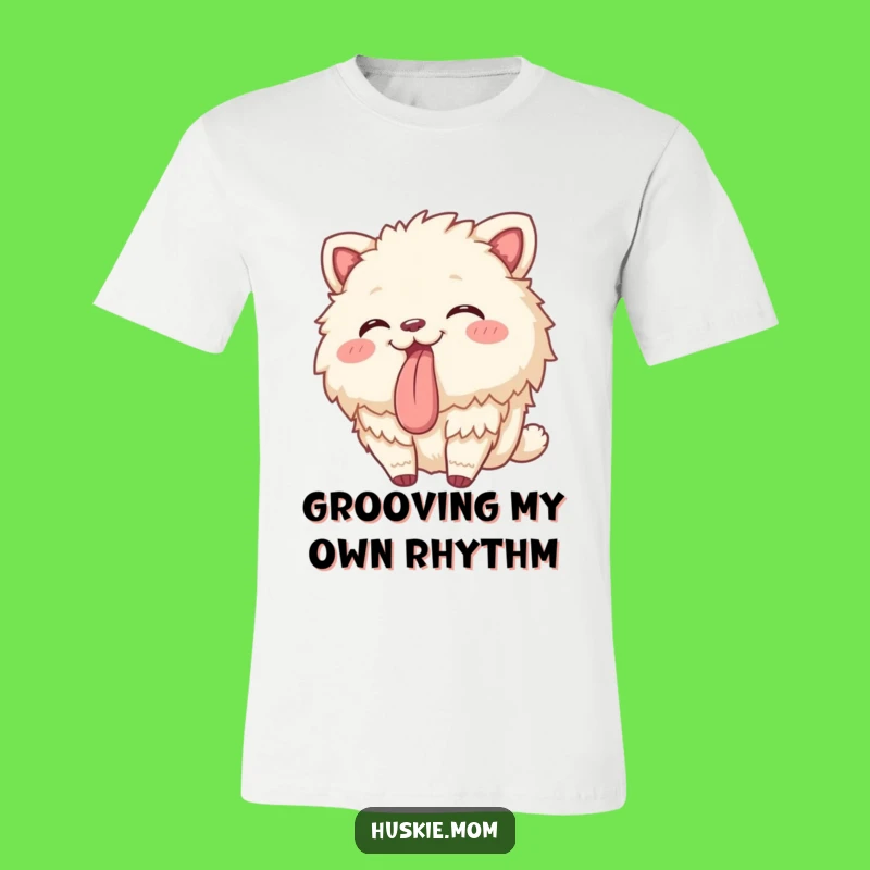 Funny Swaying Fluffy Animal T-Shirt - Tongue Out Fun Tee Gift Idea