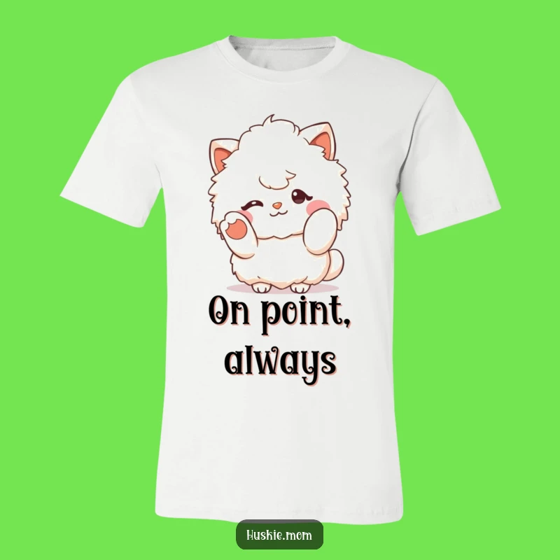 Funny Winking Fluffy Character T-Shirt - Adorable Greeting Apparel Gift
