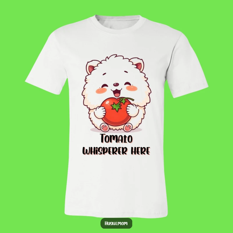 Funny Tomato Patting Animal T-Shirt - Hilarious Gardener Tee for Happy Harvests