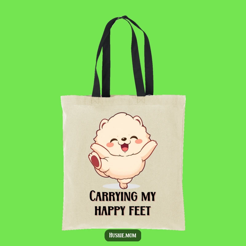 Funny Fluffy Animal Tote Bag: Gleeful Design, Ideal Humorous Gift