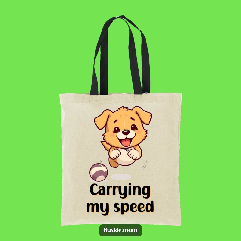 Fast Chasing Dog Tote Bag - Ball Chaser, Practical & Hilarious Gift