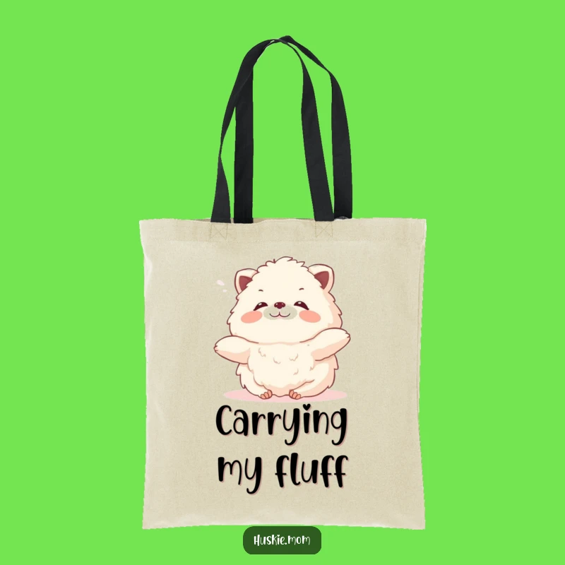 Funny Fluffy Animal Sigh Tote Bag - Carry Your Calm