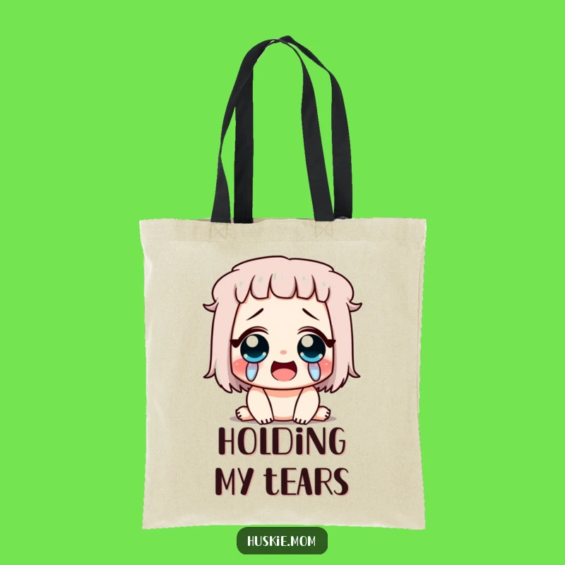 Funny Happy Tears Tote Bag: Carry Your Joy, Perfect Funny Gift