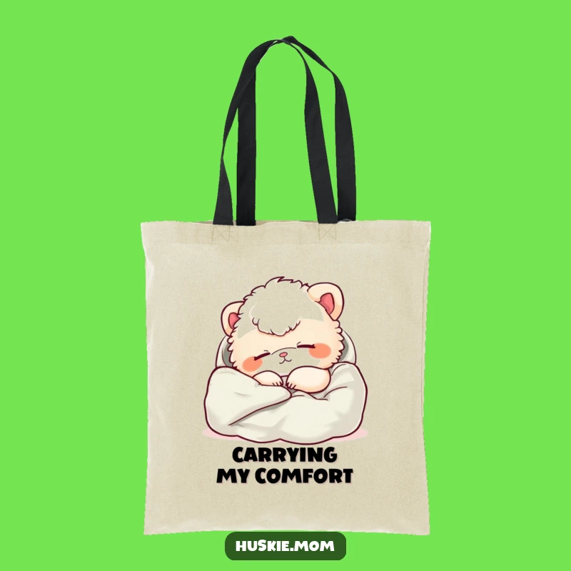 Funny Sleepy Animal Tote Bag - Hilarious Carry-All for Cozy Essentials