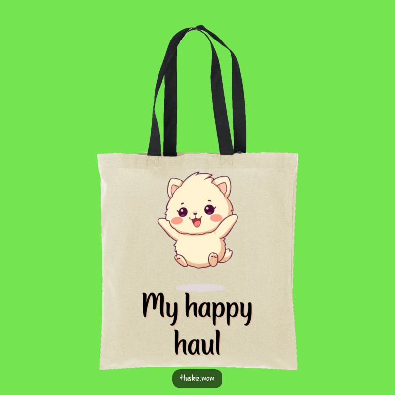 Funny Fluffy Animal Jump Tote Bag: Carry Your Excitement Everywhere